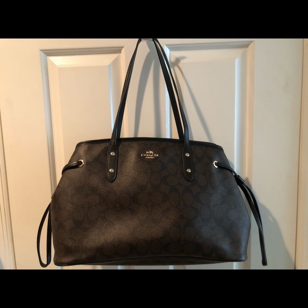 Coach Signature Drawstring Carryall